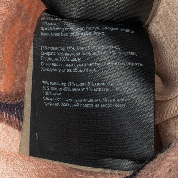 Roland Mouret PS/18 Thomas Pale Pink-Multi Iris Fils Coupe Top - Picture 11 of 13